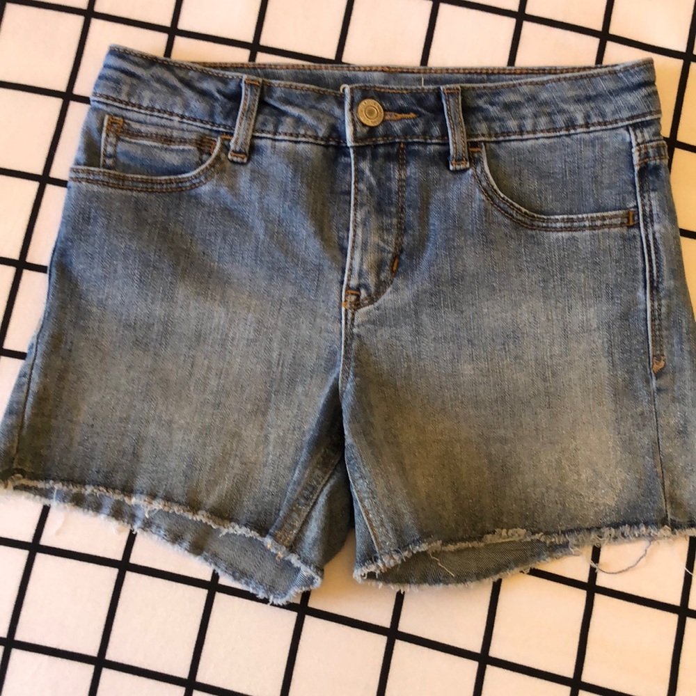 Gap 1969 Stretch Denim MIDI Sorts with a Touch of Glitter